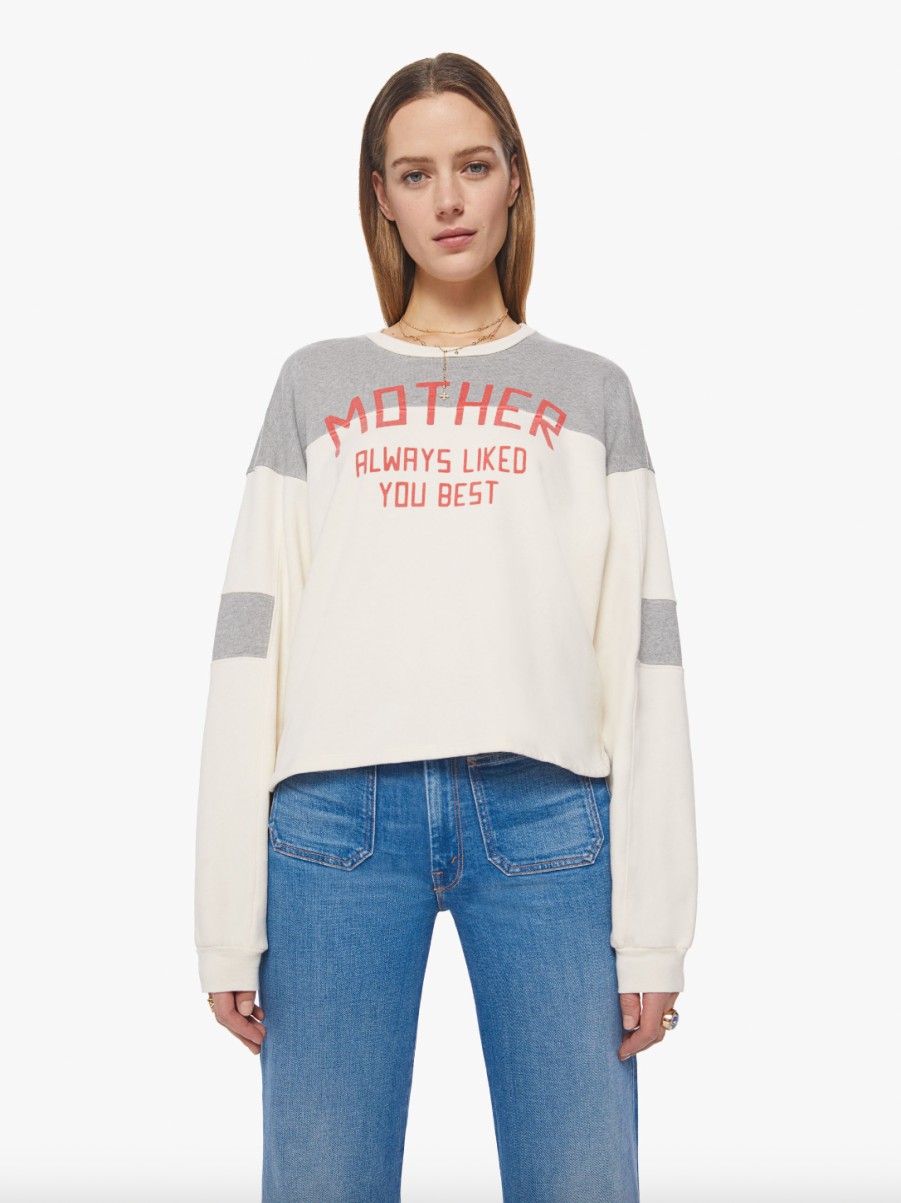 Loungewear Mother | The Champ Pullover Chalk