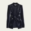 Outerwear Veronica Beard | Gaya Dickey Jacket Navy